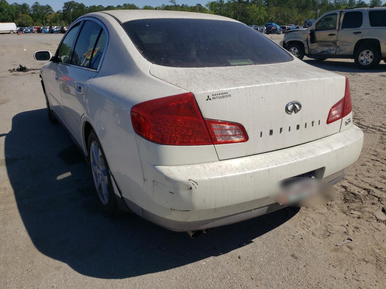Photo 3 from auction – 2004 INFINITI G35 with VIN JNKCV51E44M607697