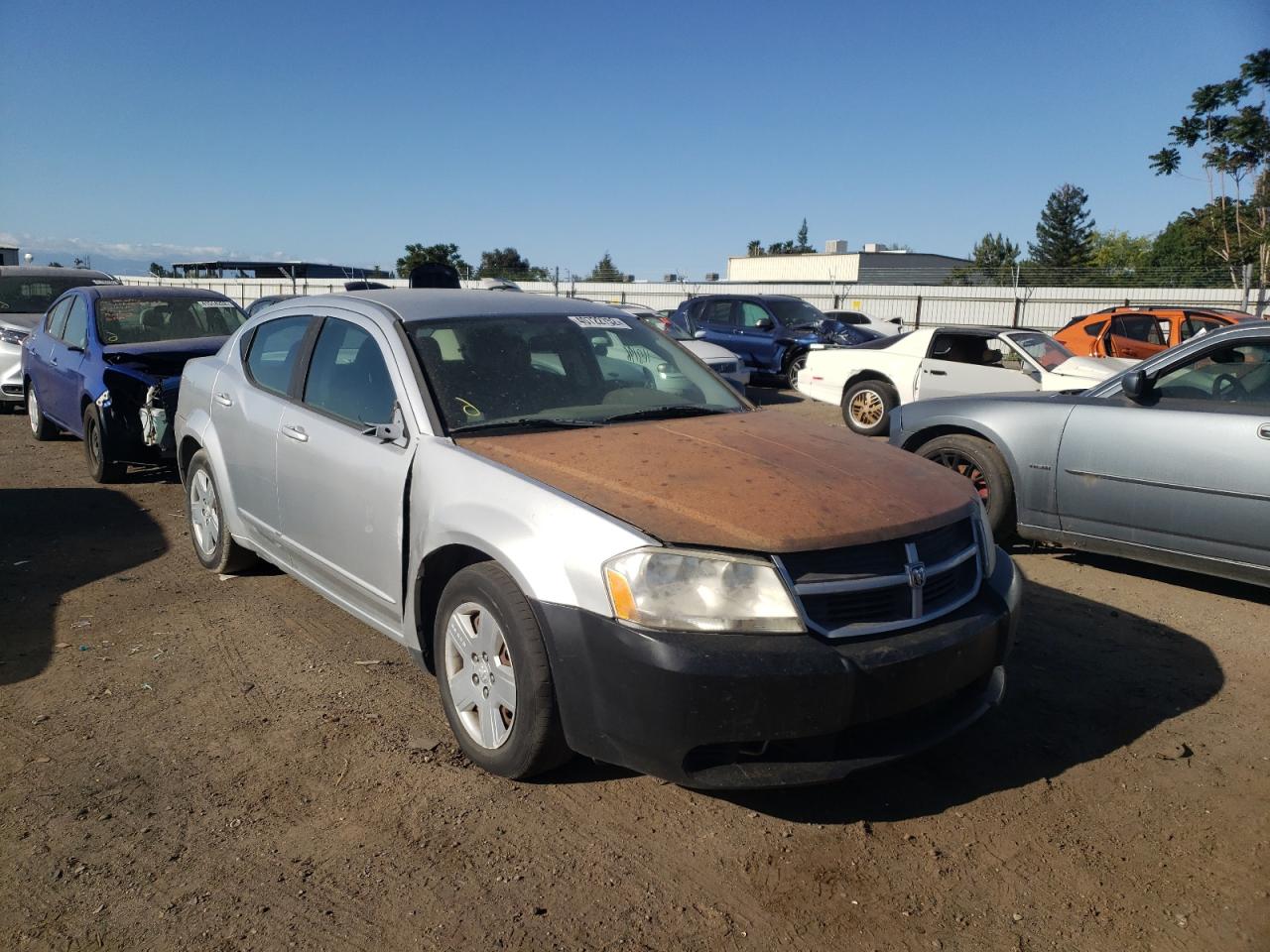 DODGE AVENGER SE 2008 with VIN 1B3LC46K08N187048 - Photo from auction