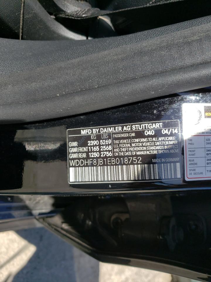 Photo 10 from auction – 2014 MERCEDES-BENZ E 350 4MAT with VIN WDDHF8JB1EB018752
