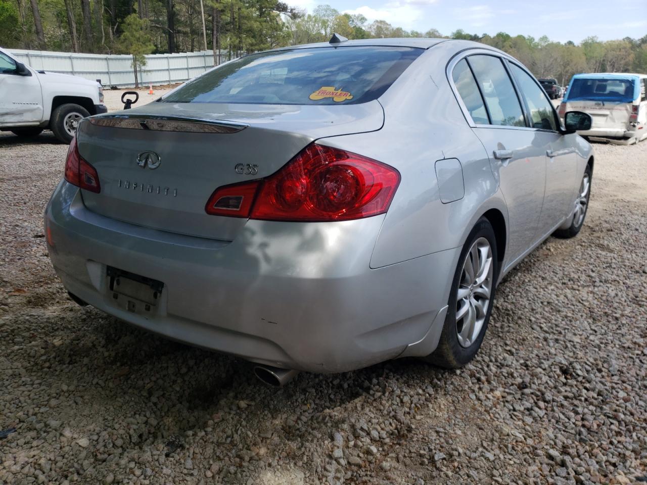 Photo 4 from auction – 2007 INFINITI G35 with VIN JNKBV61E67M728317
