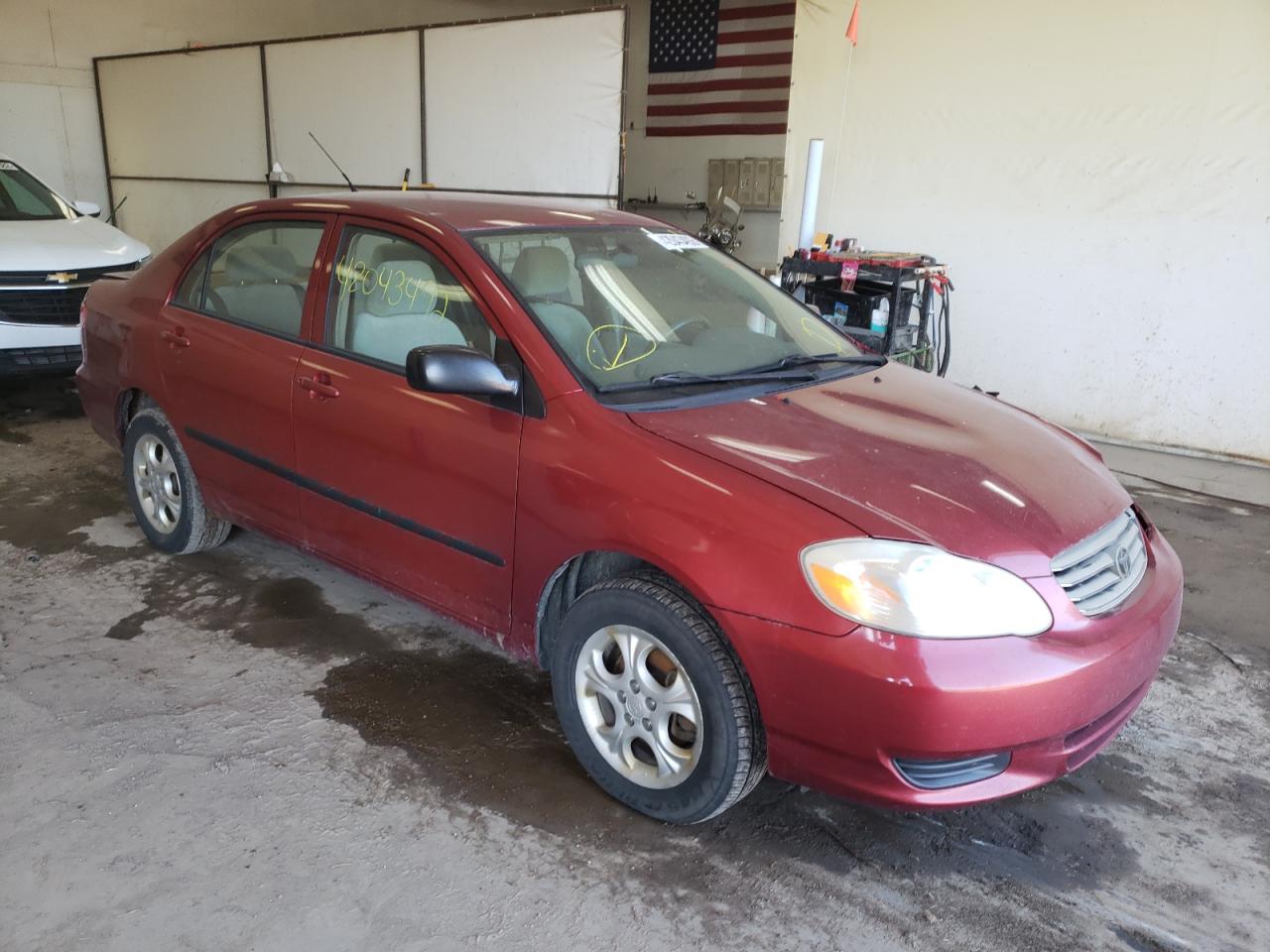 TOYOTA COROLLA CE 2004 with VIN 2T1BR32E14C242106 - Photo from auction