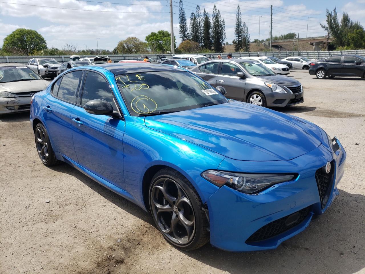 ALFA ROMEO GIULIA 2019 with VIN ZARFAMAN2K7612581 - Photo from auction
