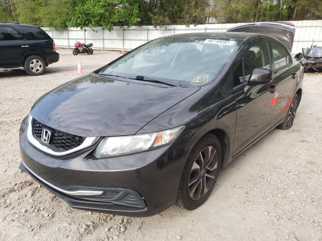 Photo 2 from auction – 2013 HONDA CIVIC EX with VIN 19XFB2F8XDE200121