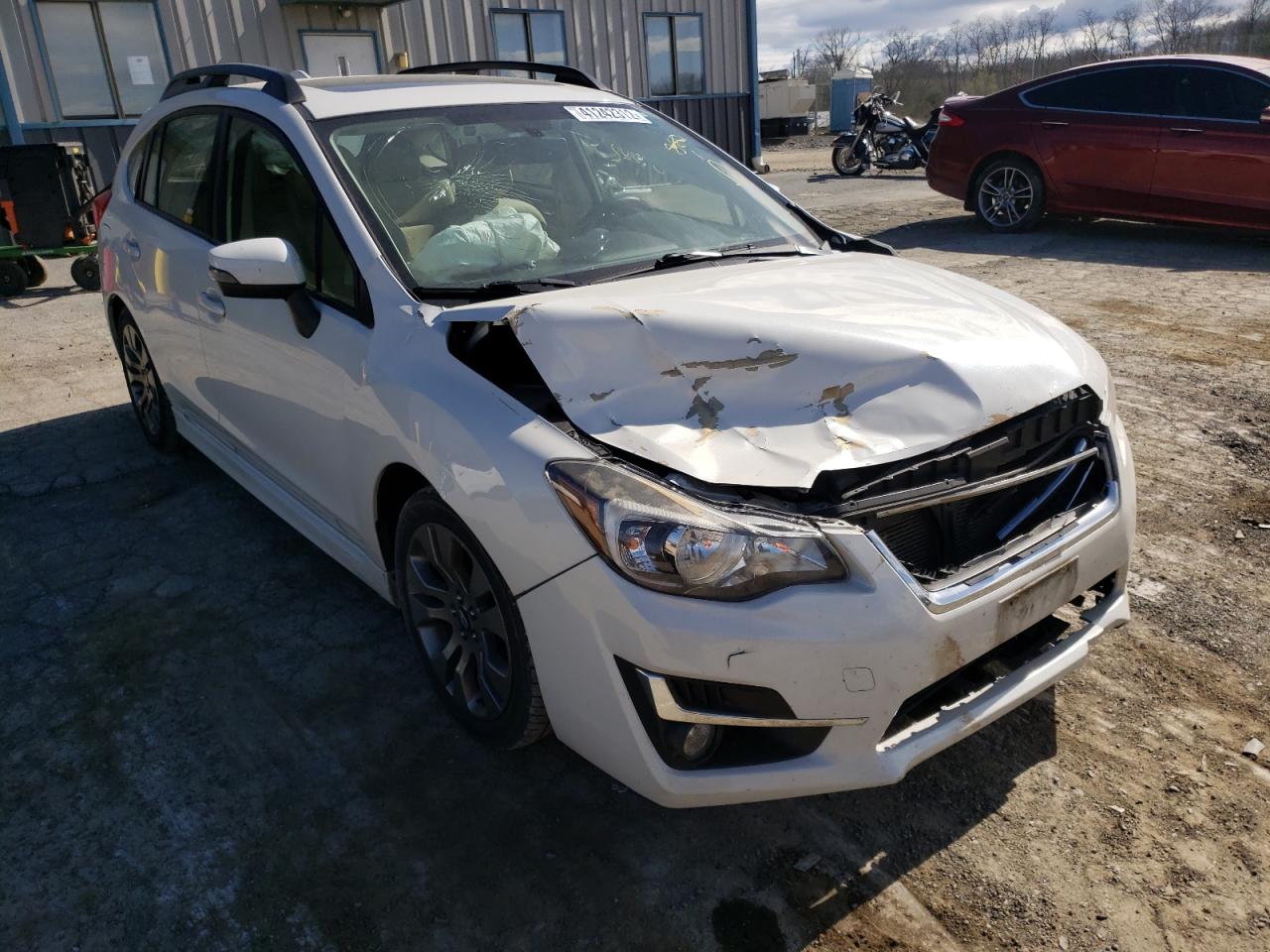 SUBARU IMPREZA SP 2016 with VIN JF1GPAS68G8308102 - Photo from auction