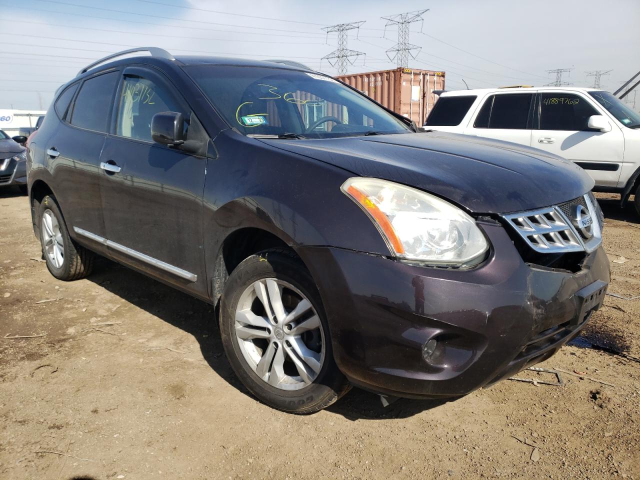 NISSAN ROGUE S 2012 with VIN JN8AS5MV0CW358089 - Photo from auction