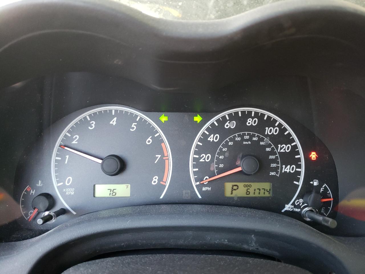 Photo 8 from auction – 2012 TOYOTA COROLLA BA with VIN 5YFBU4EE9CP049670
