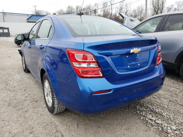 Photo 3 from auction – 2017 CHEVROLET SONIC LT with VIN 1G1JD5SH1H4159874