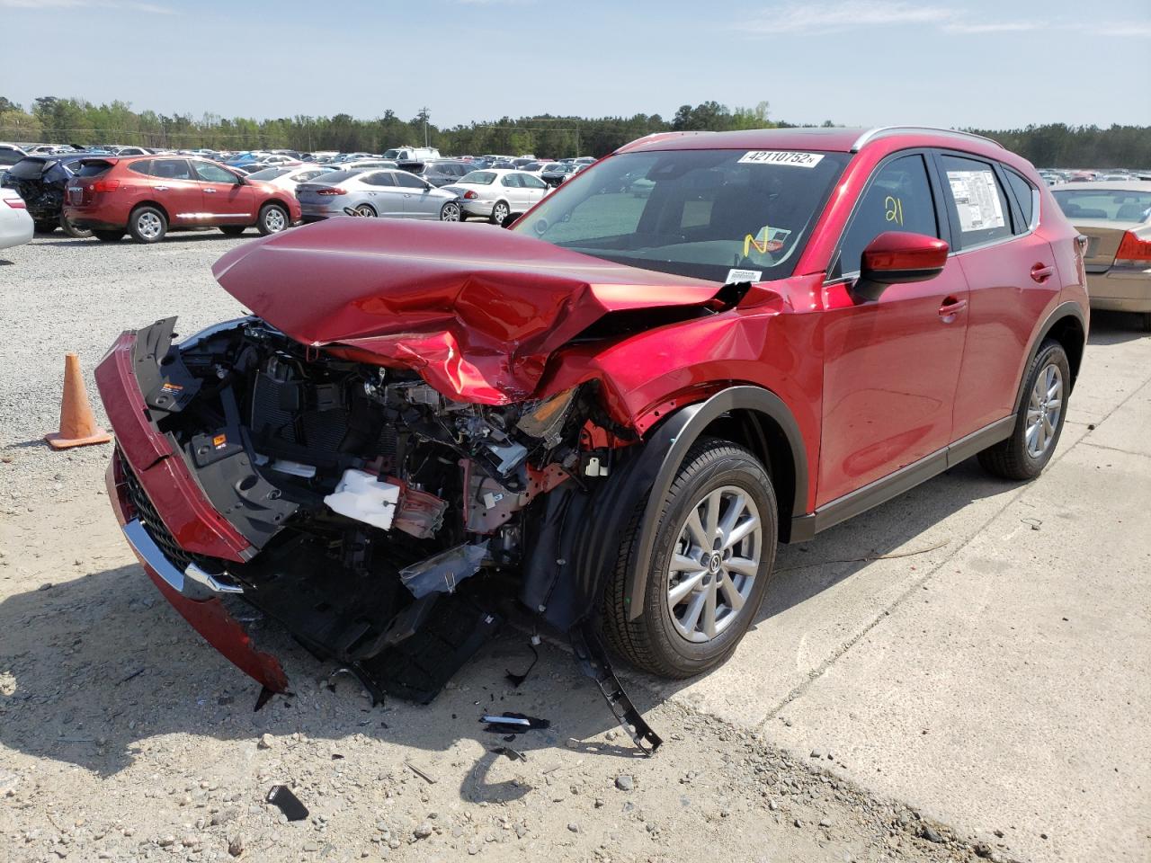 Photo 2 from auction – 2022 MAZDA CX-5 with VIN JM3KFBCM0N0562688