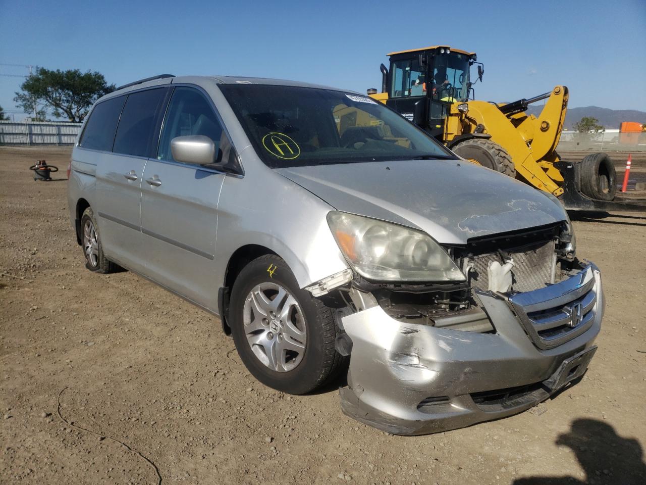 HONDA ODYSSEY EX 2007 with VIN 5FNRL387X7B069503 - Photo from auction