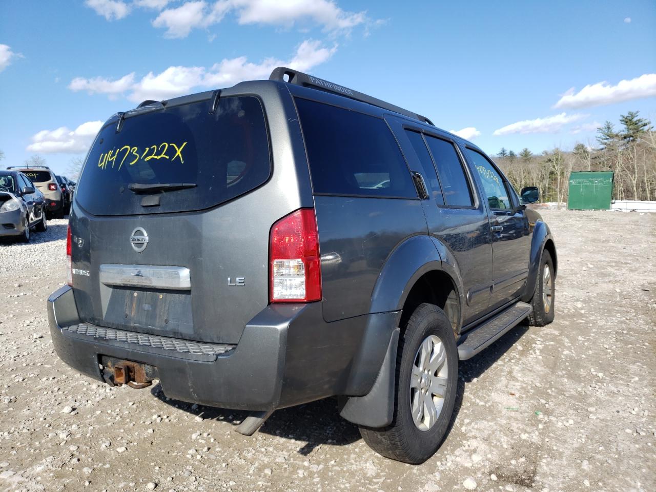 Photo 4 from auction – 2006 NISSAN PATHFINDER with VIN 5N1AR18W06C603543