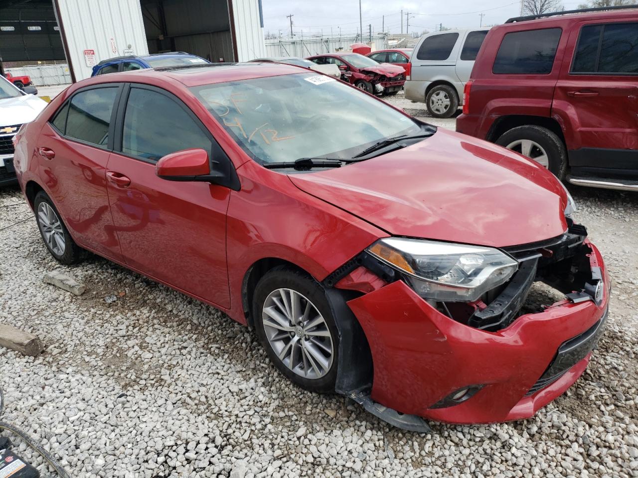 TOYOTA COROLLA L 2015 with VIN 5YFBURHE6FP268034 - Photo from auction