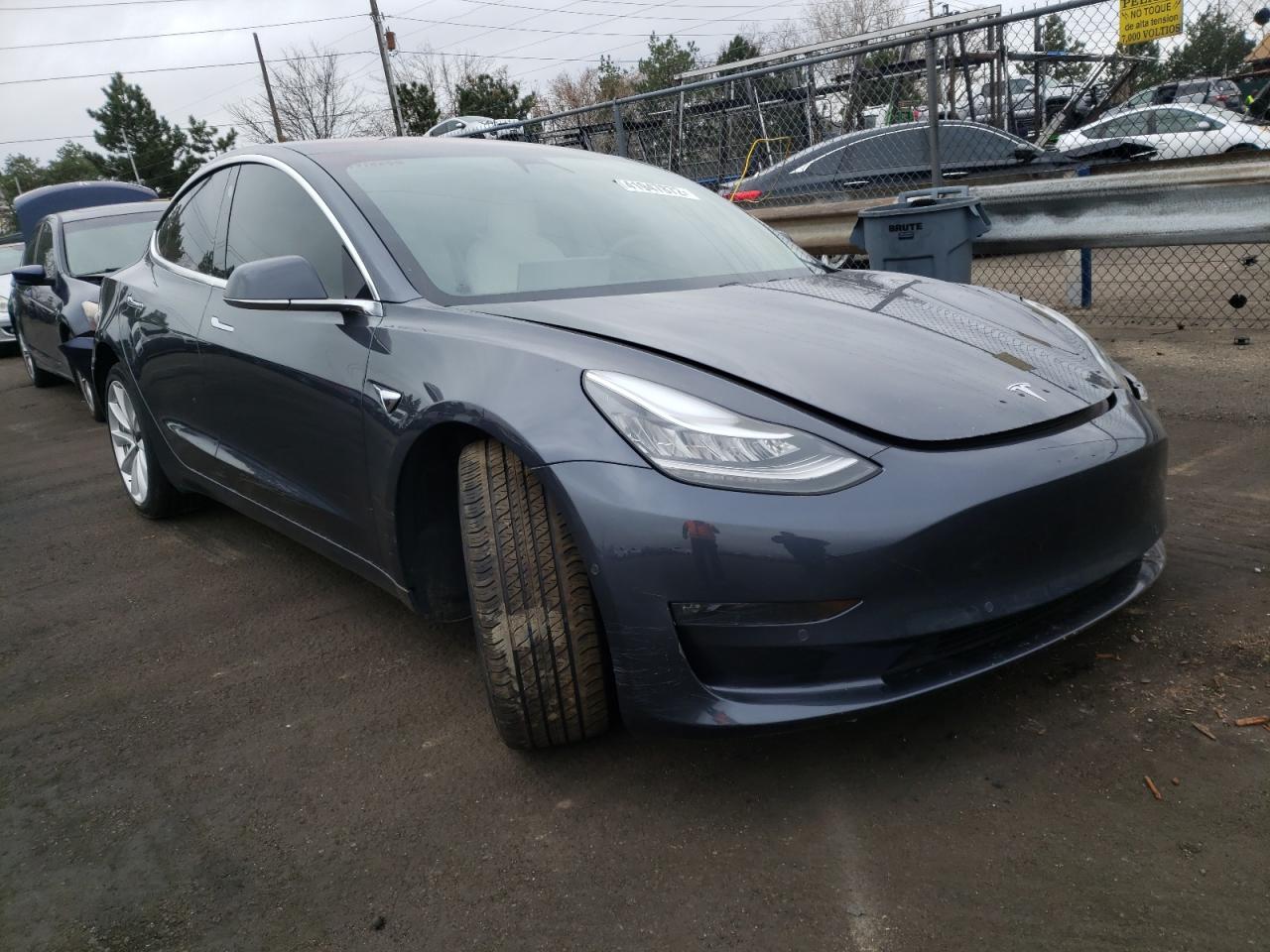 TESLA MODEL 3 2018 with VIN 5YJ3E1EB2JF184486 - Photo from auction