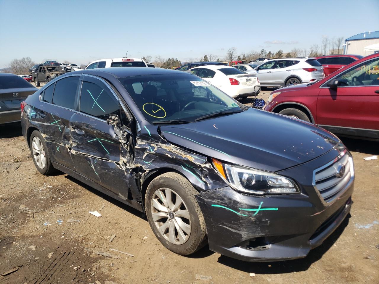 SUBARU LEGACY 2.5 2017 with VIN 4S3BNAC61H3057768 - Photo from auction