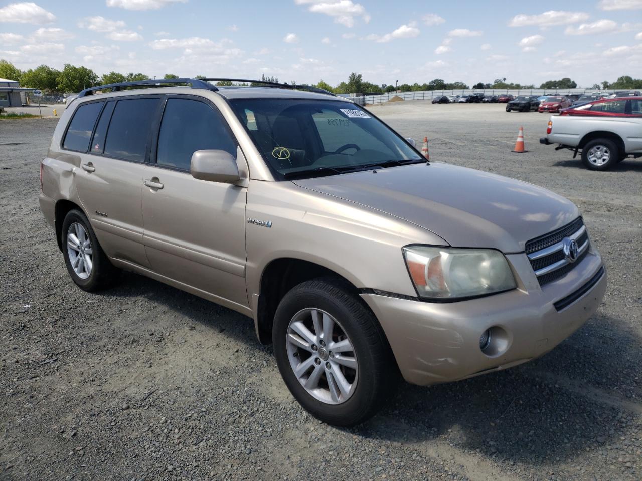 TOYOTA HIGHLANDER 2007 с VIN JTEDW21A970023267 - Фото с аукциона