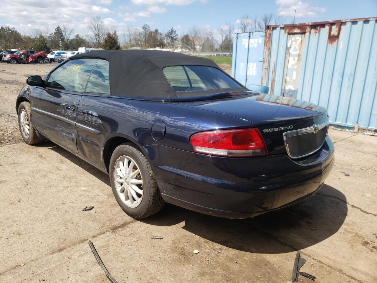Photo 3 from auction – 2002 CHRYSLER SEBRING LX with VIN 1C3EL55R12N151747