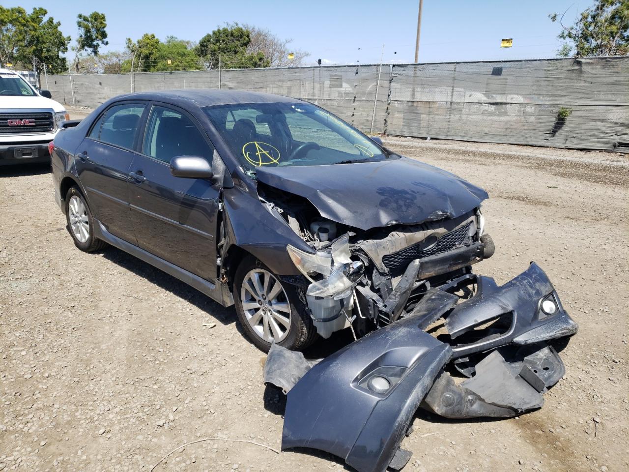 TOYOTA CORROLLA 2009 with VIN 1NXBU40E69Z139938 - Photo from auction