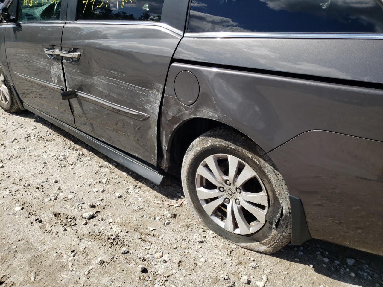 Photo 9 from auction – 2014 HONDA ODYSSEY EX with VIN 5FNRL5H66EB056621