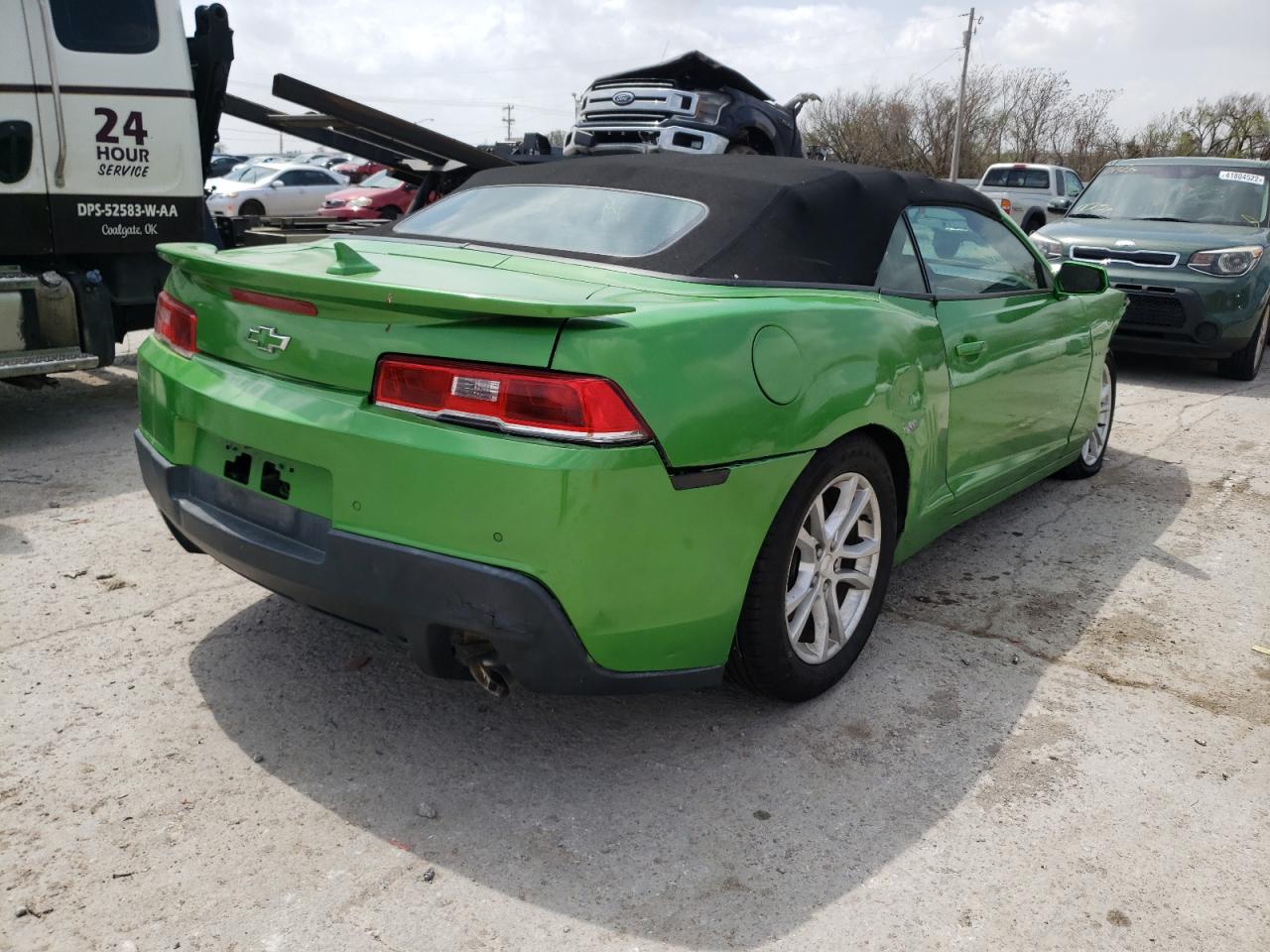 Photo 4 from auction – 2014 CHEVROLET CAMARO LT with VIN 2G1FB3D37E9136576