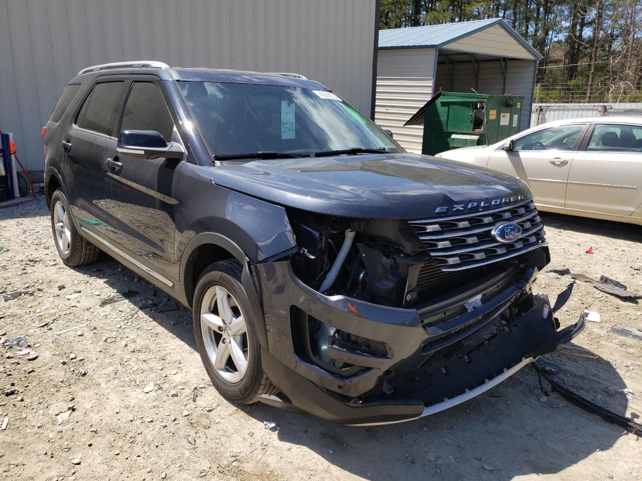 FORD EXPLORER X 2017 with VIN 1FM5K8DHXHGA06420 - Photo from auction