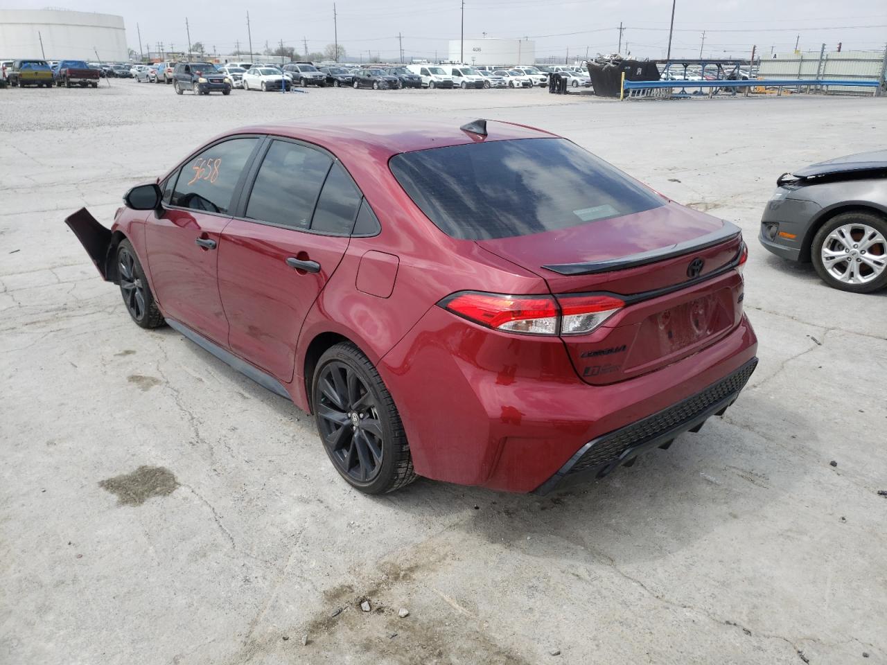 Photo 3 from auction – 2022 TOYOTA COROLLA SE with VIN 5YFS4MCE5NP100362