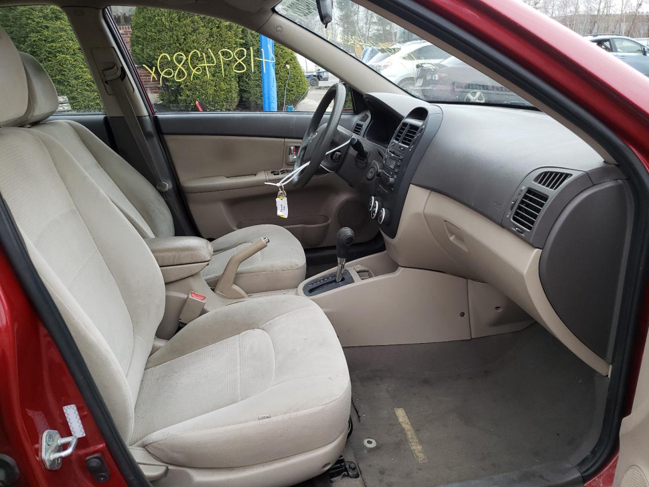 Photo 5 from auction – 2009 KIA SPECTRA EX with VIN KNAFE222495662814