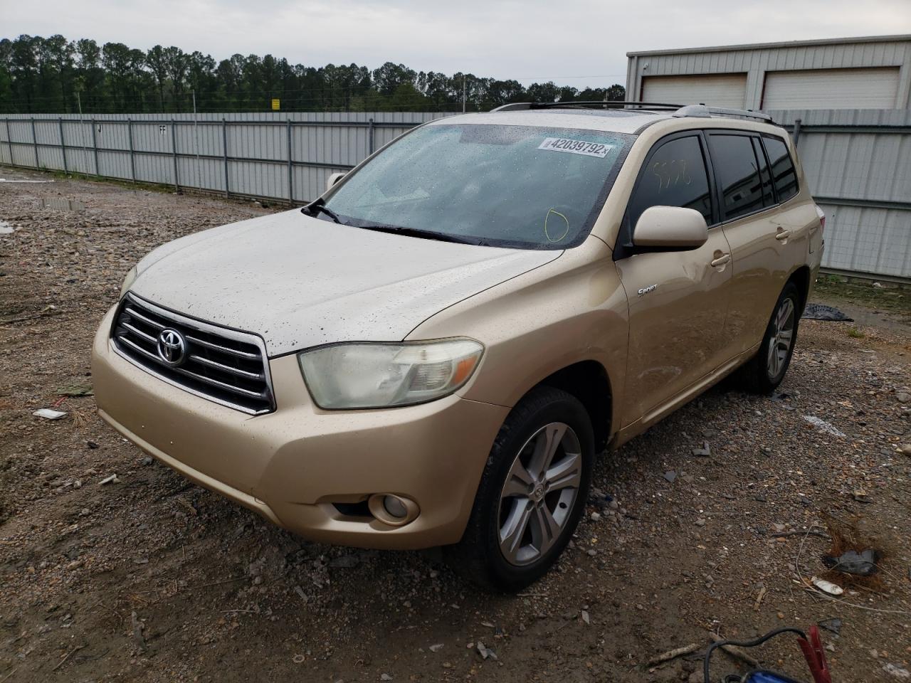Photo 2 from auction – 2008 TOYOTA HIGHLANDER with VIN JTEDS43A782043561