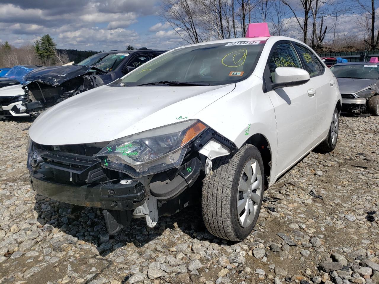 Photo 2 from auction – 2015 TOYOTA COROLLA L with VIN 2T1BURHE1FC438574