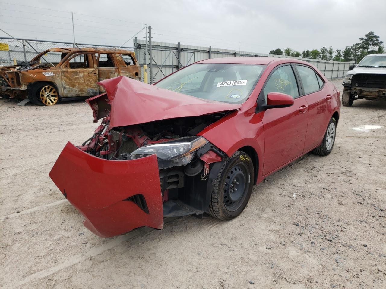 Photo 2 from auction – 2018 TOYOTA COROLLA L with VIN 2T1BURHE6JC003820