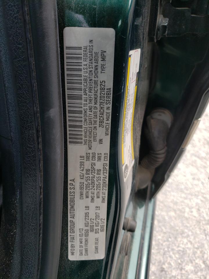 Photo 10 from auction – 2014 FIAT 500L LOUNG with VIN ZFBCFACH7EZ021825