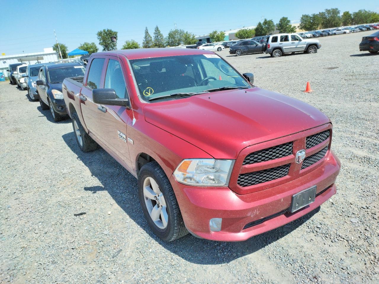 RAM 1500 ST 2014 with VIN 1C6RR6KT5ES140569 - Photo from auction