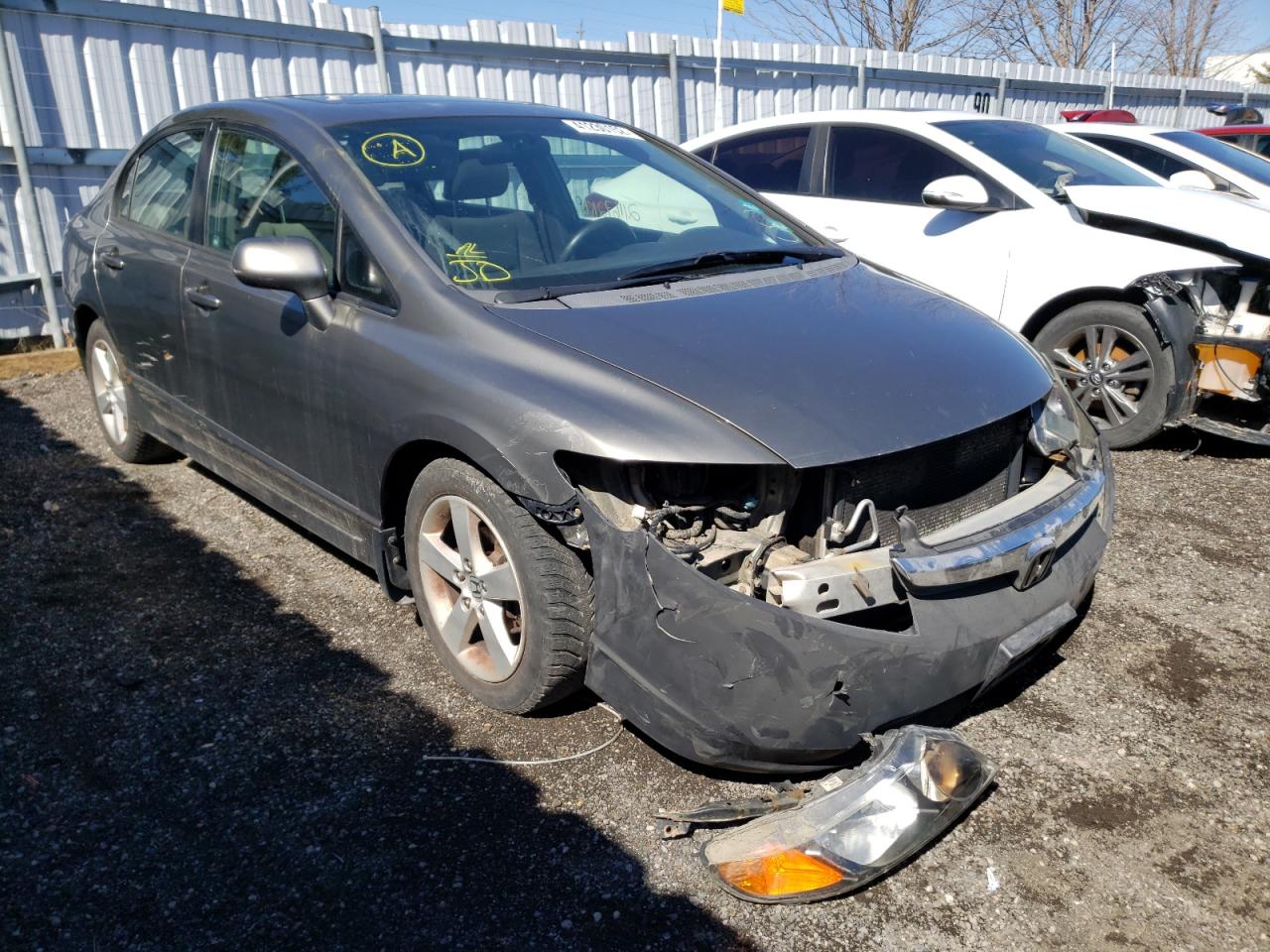 HONDA CIVIC EX 2007 with VIN 2HGFA16837H015383 - Photo from auction