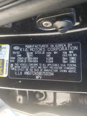 Photo 10 from auction – 2013 KIA SOUL with VIN KNDJT2A59D7531194