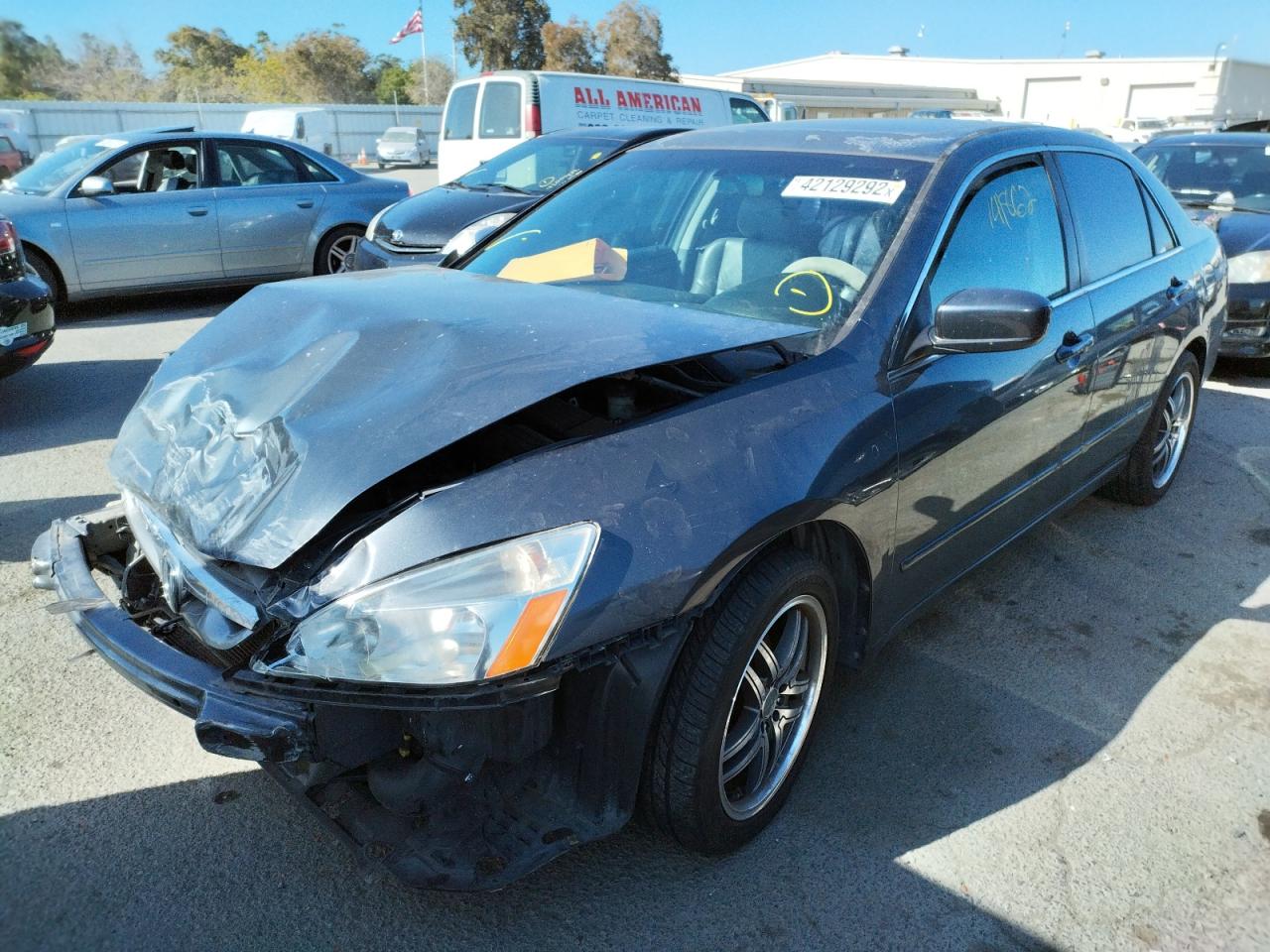 Photo 2 from auction – 2007 HONDA ACCORD EX with VIN 1HGCM66897A028371