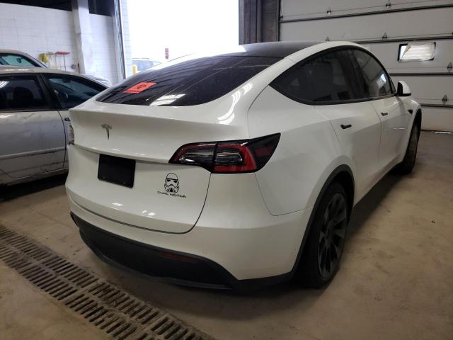 Photo 4 from auction – 2021 TESLA MODEL Y with VIN 5YJYGDEEXMF079744