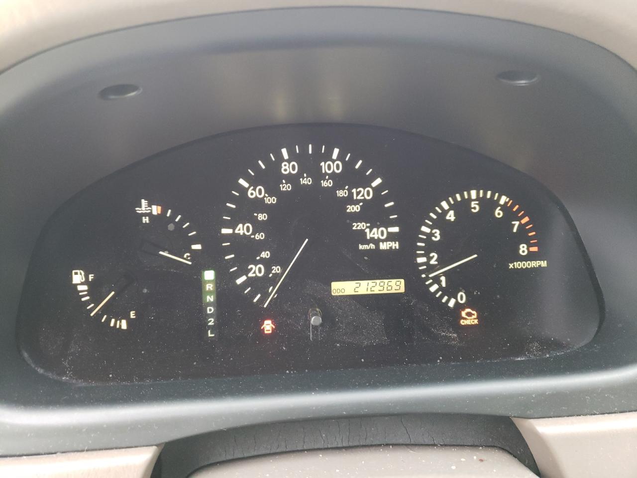 Photo 8 from auction – 2002 LEXUS RX 300 with VIN JTJGF10U120120105