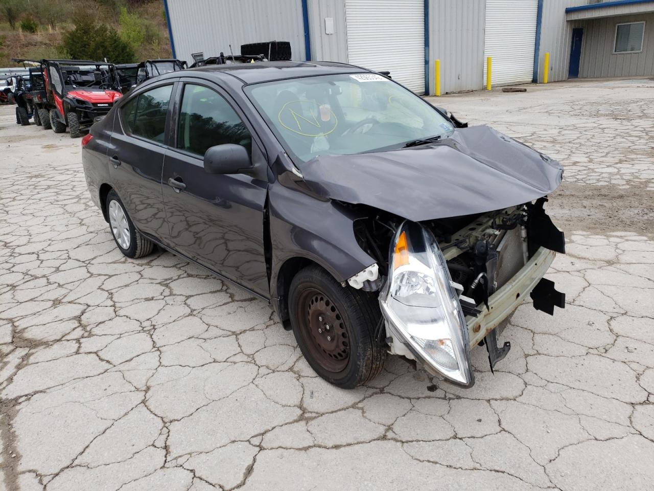 NISSAN VERSA S 2015 with VIN 3N1CN7AP2FL821361 - Photo from auction