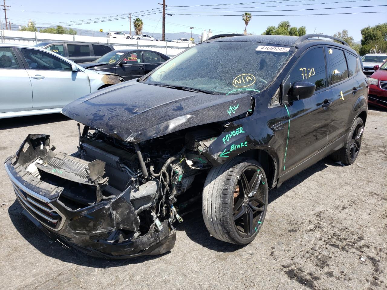 Photo 2 from auction – 2019 FORD ESCAPE SE with VIN 1FMCU0GDXKUC55286