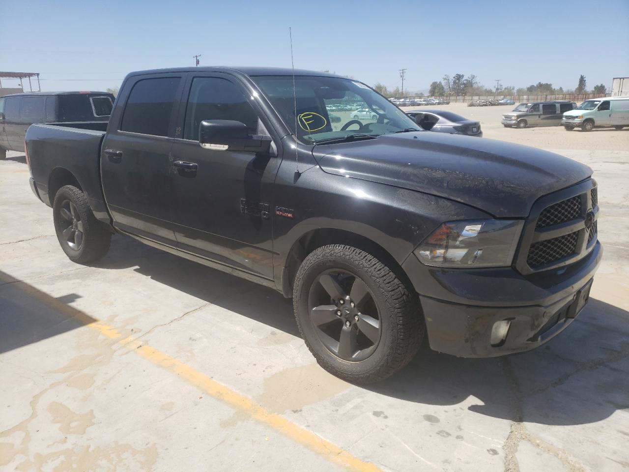 RAM 1500 SLT 2018 with VIN 1C6RR6LT1JS255310 - Photo from auction