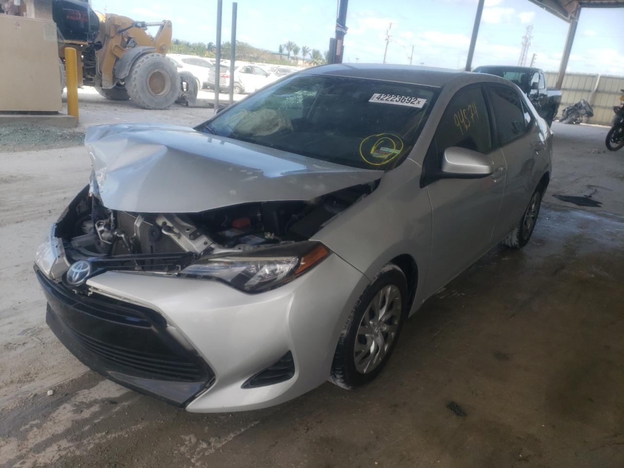 Photo 2 from auction – 2017 TOYOTA COROLLA LE with VIN 2T1BURHE1HC821868