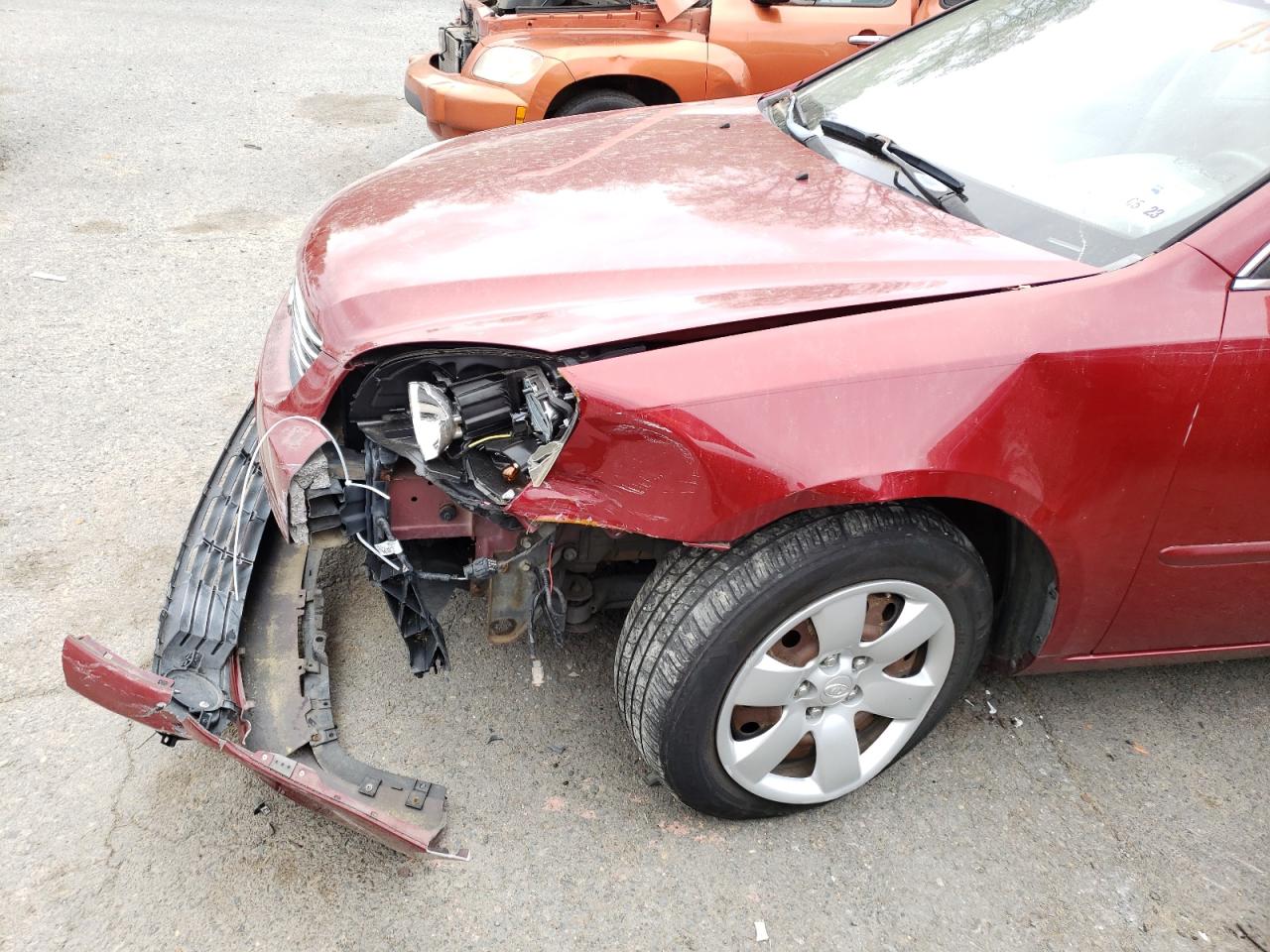 Photo 9 from auction – 2008 KIA OPTIMA LX with VIN KNAGE123785258170
