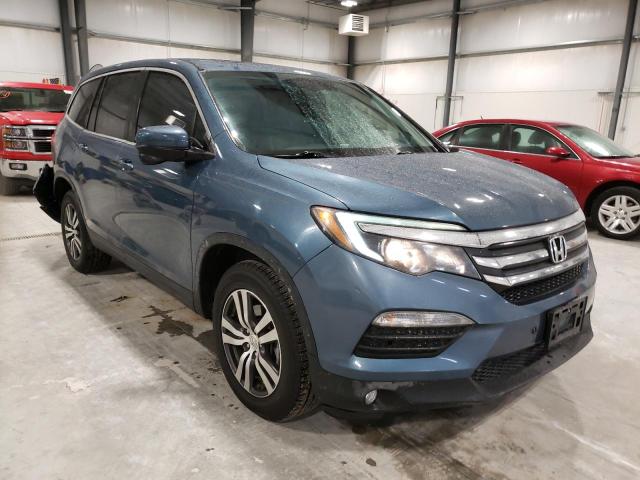 HONDA PILOT EXLN 2016 with VIN 5FNYF5H78GB058384 - Photo from auction