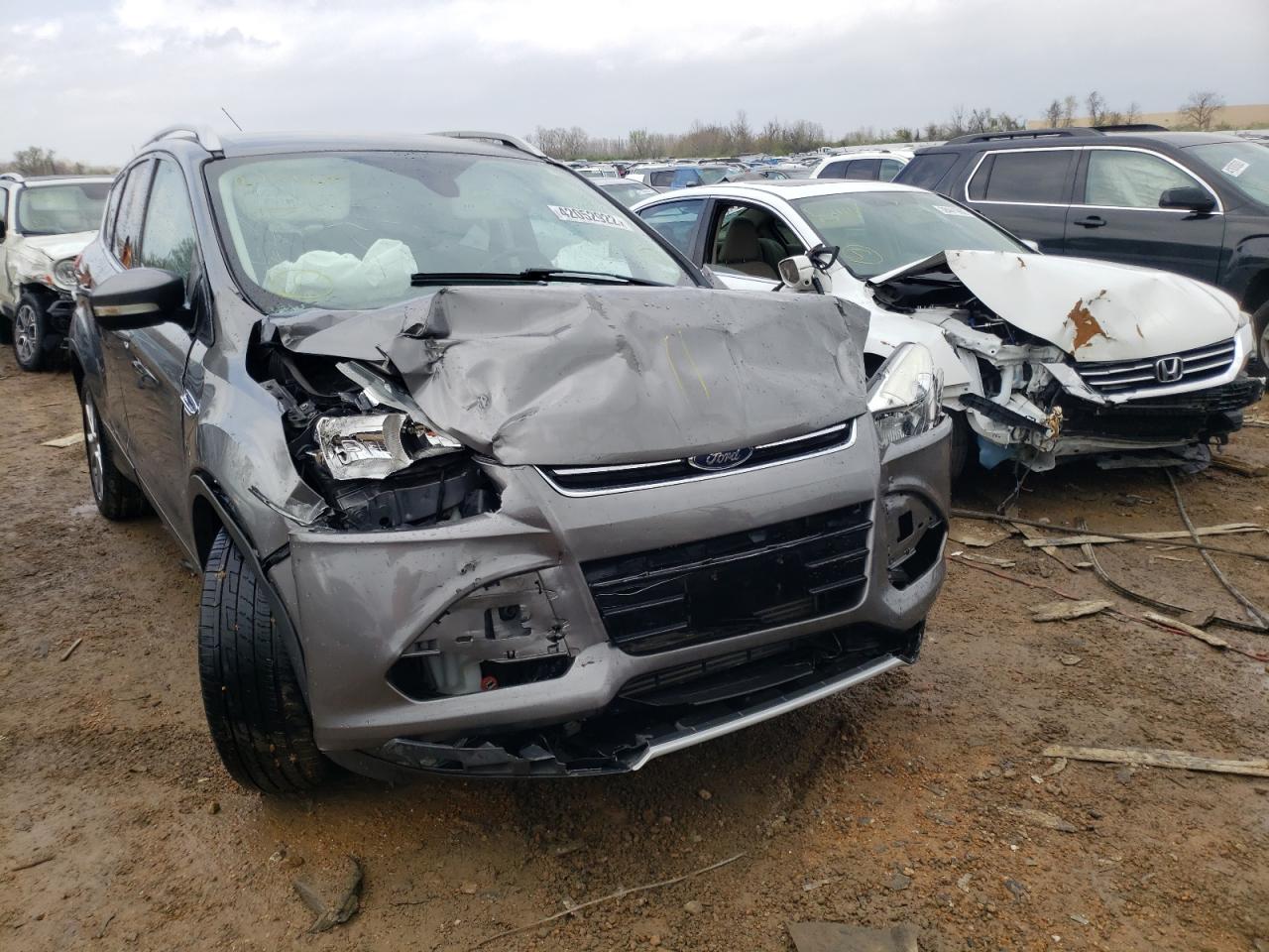 FORD ESCAPE TIT 2014 with VIN 1FMCU9J9XEUD78681 - Photo from auction