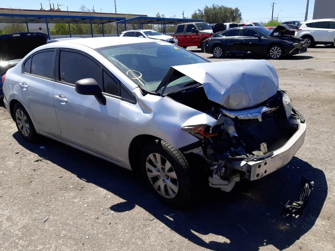 HONDA CIVIC LX 2012 z numerem VIN 2HGFB2F50CH582136 - Zdjęcie z aukcji