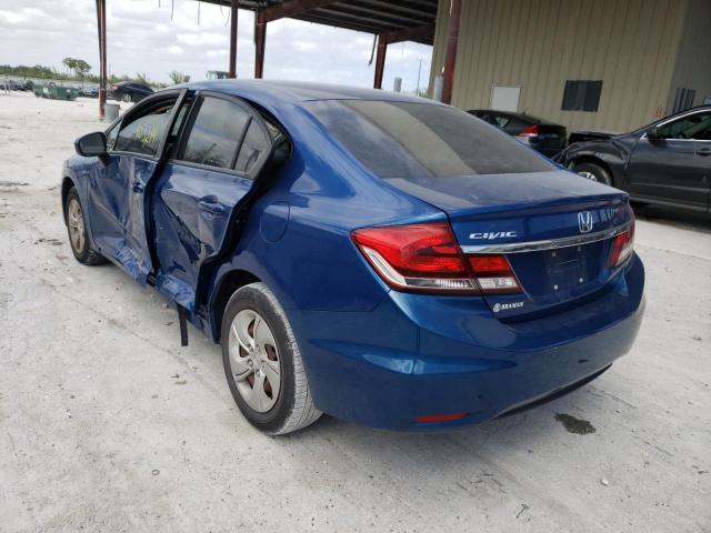 Photo 3 from auction – 2015 HONDA CIVIC LX with VIN 19XFB2F54FE009142