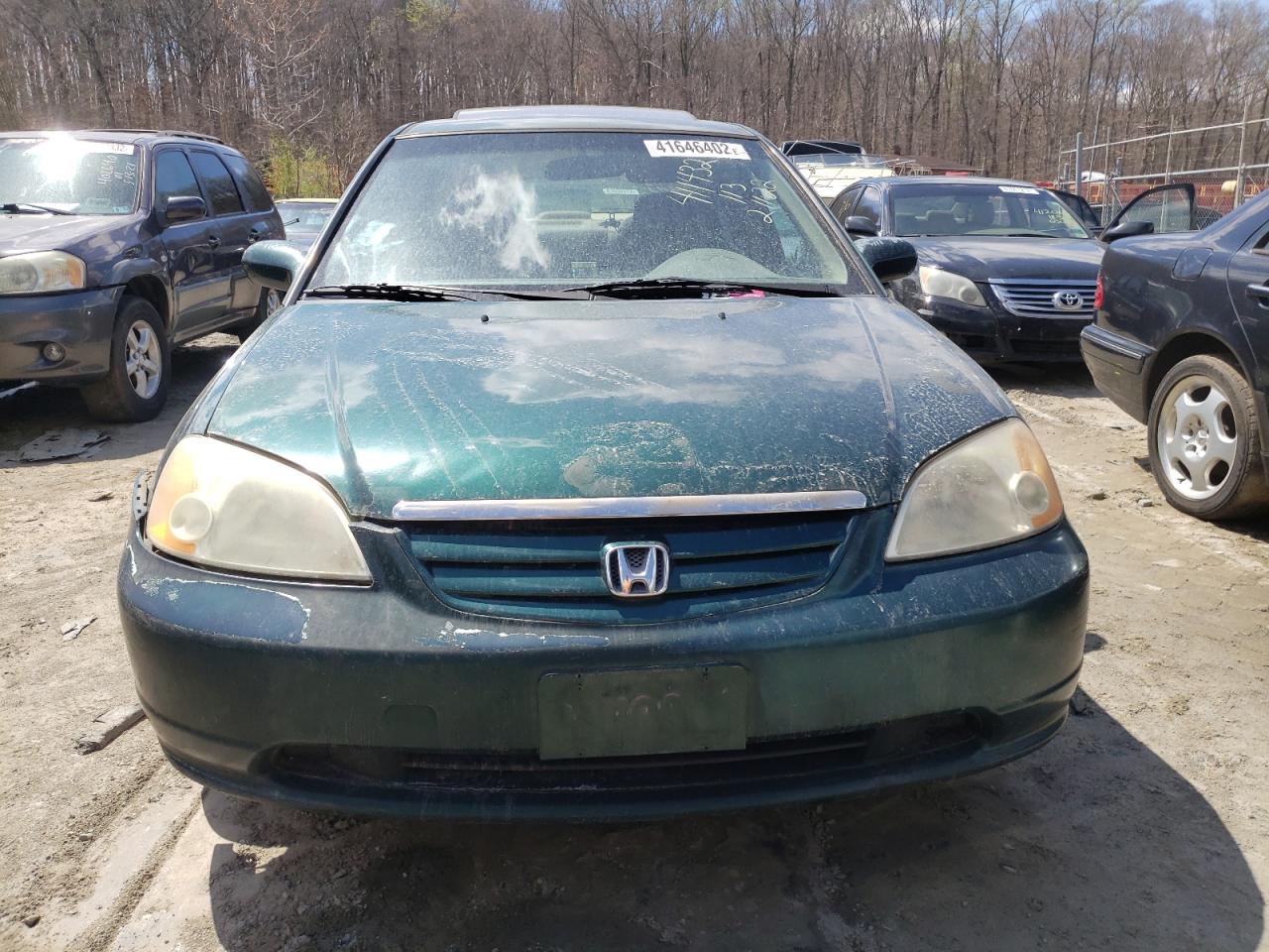 Photo 9 from auction – 2001 HONDA CIVIC EX with VIN 1HGES26781L068581