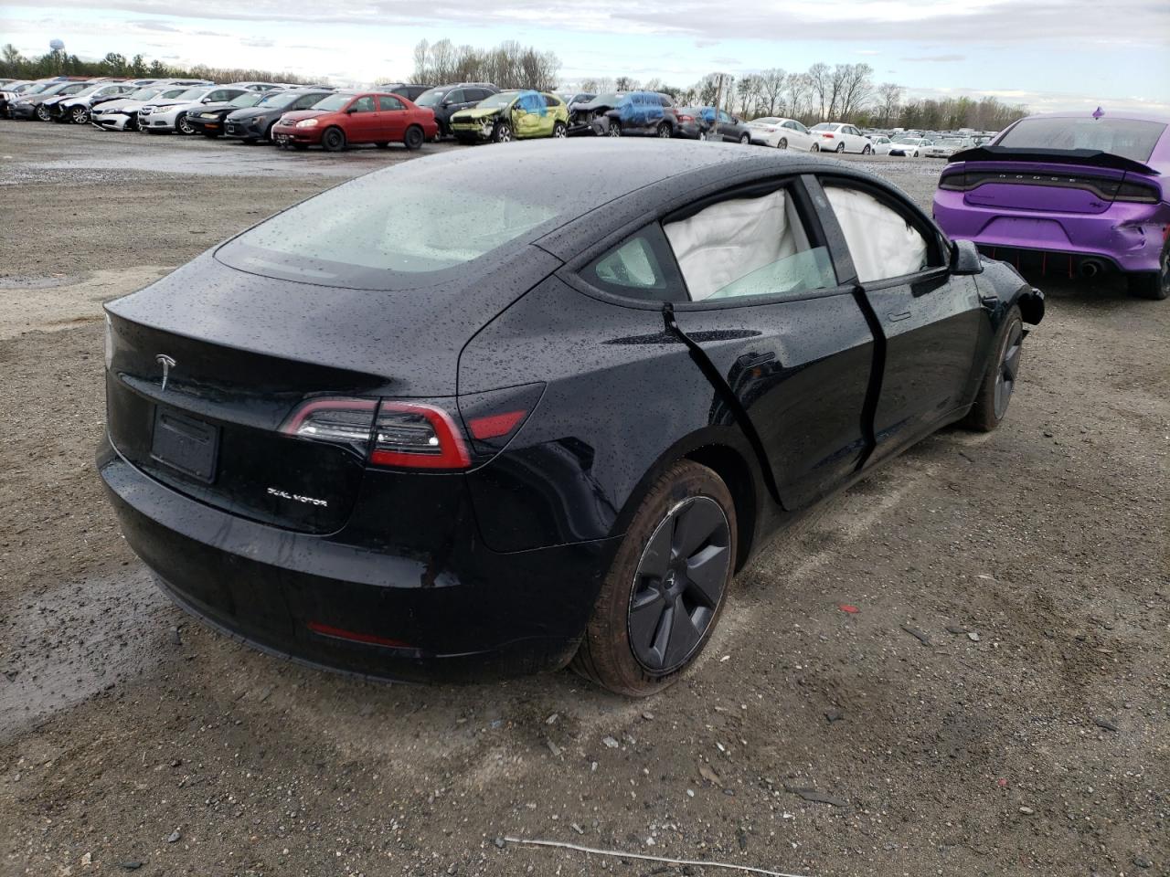 Photo 4 from auction – 2021 TESLA MODEL 3 with VIN 5YJ3E1EB2MF981227