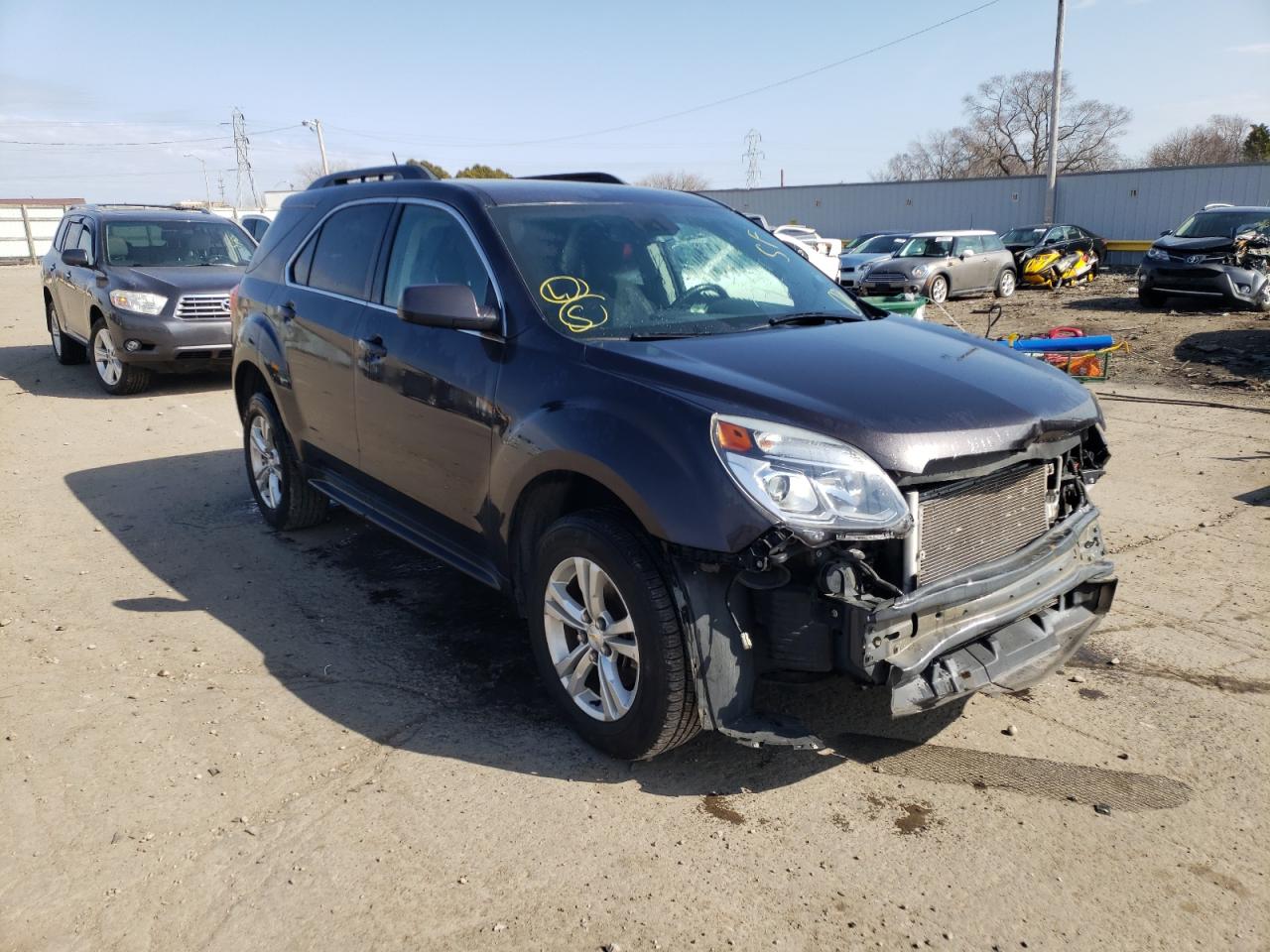 CHEVROLET EQUINOX LT 2016 with VIN 2GNALCEK3G6170658 - Photo from auction