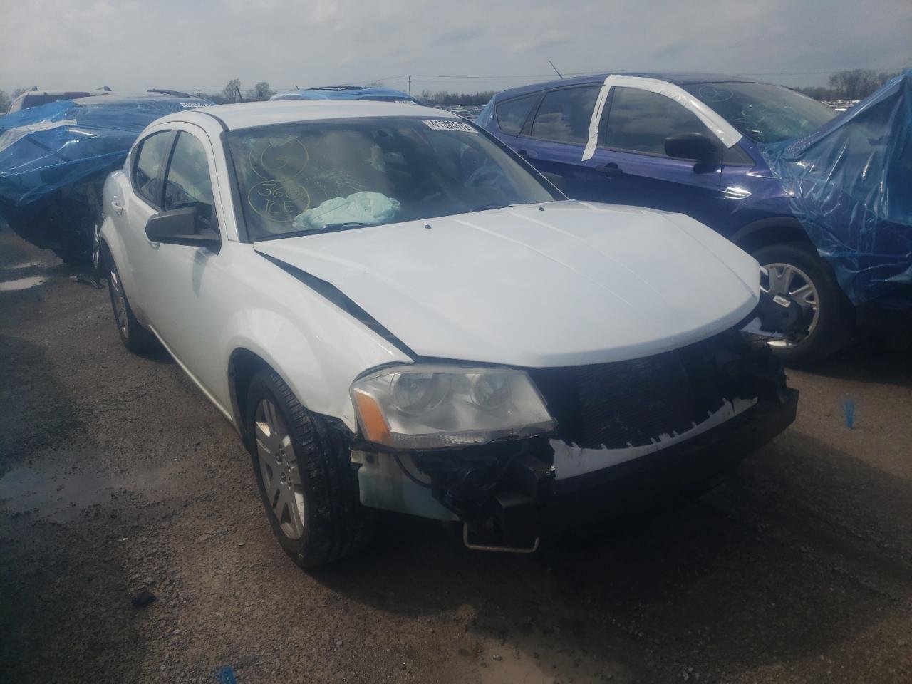 DODGE AVENGER SE 2013 with VIN 1C3CDZAGXDN719111 - Photo from auction