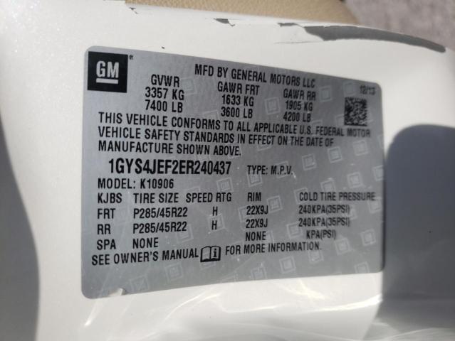 Photo 10 from auction – 2014 CADILLAC ESCALADE E with VIN 1GYS4JEF2ER240437