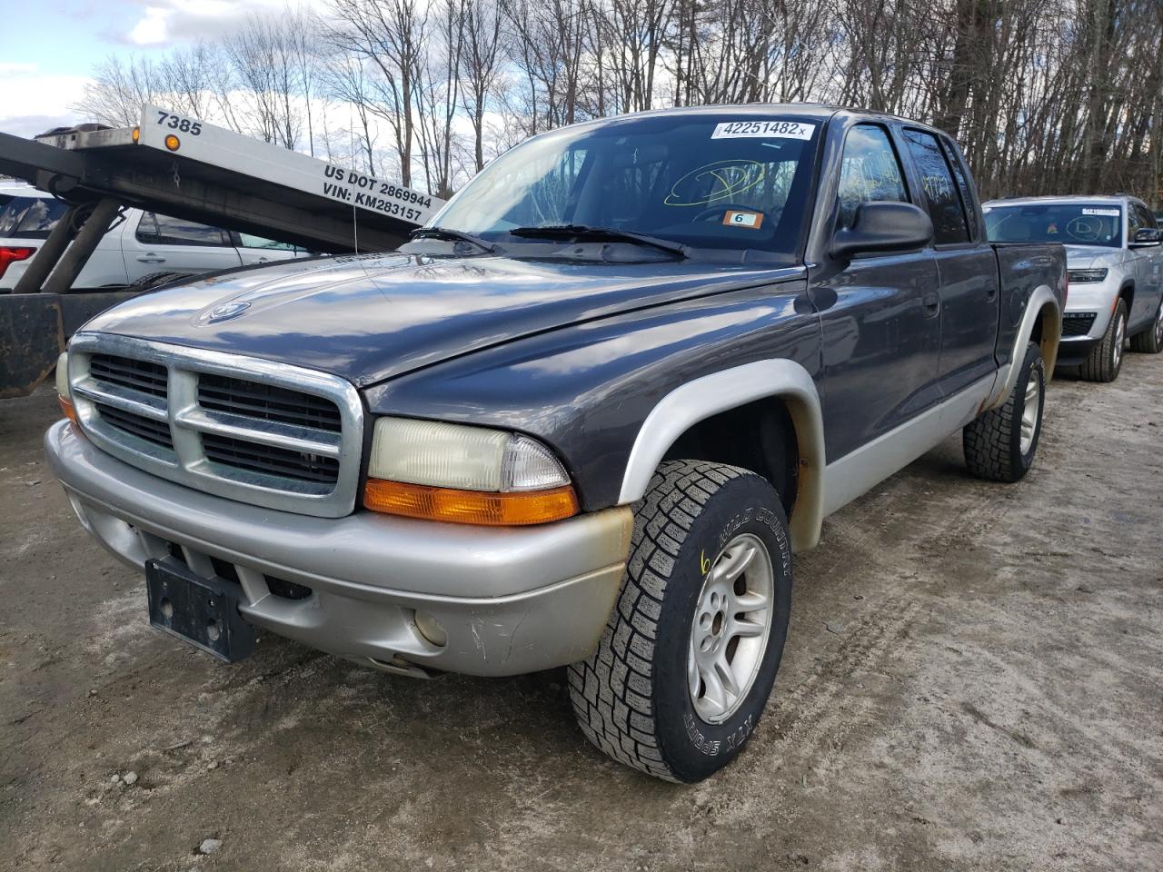 Photo 2 from auction – 2004 DODGE DAKOTA QUA with VIN 1D7HG48N84S510215